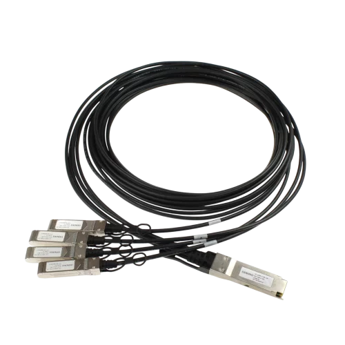 DAC кабель QSFP+ 40G для 4x10G OSNOVO OC-QSFP-4x10G-3M Объединительный DAC кабель QSFP+ 40G для 4х10G. Скорость: 40 Гбит/c. Тип разъема: QSFP+/SFP+. Длина кабеля 3м. Размеры коннектора (ШхВхГ): 11x9x101мм. Рабочая температура: 0…+7