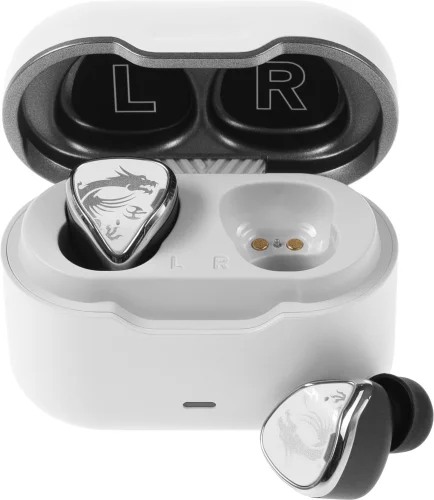 Наушники с микрофоном MSI CH40 белый вкладыши BT в ушной раковине (S37-4200120-SV1)