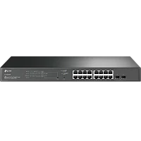 Коммутатор/ JetStream™ 18-Port Gigabit Smart Switch with 16-Port PoE+ UKplug (SG2218P.)