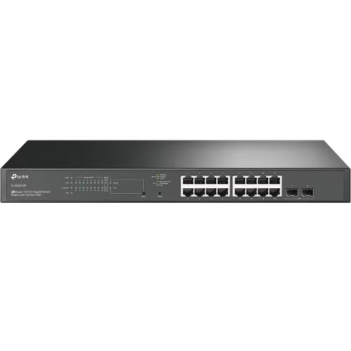 Коммутатор/ JetStream™ 18-Port Gigabit Smart Switch with 16-Port PoE+ UKplug (SG2218P.)