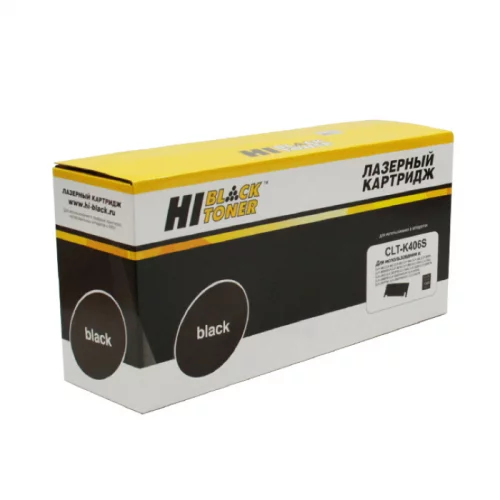 Тонер-картридж Hi-Black HB-CLT-K406S, черный, 1500 страниц, для Samsung CLP-360/ 365/ 368/ CLX-3300/ 3305 (98305240310)