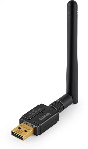 Адаптер USB Buro BU-BT532 BT5.3+EDR class 1 100м черный фото 2