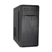 Exegate EX283073RUS Корпус Miditower ExeGate XP-332 Black, ATX, , 2*USB, Audio