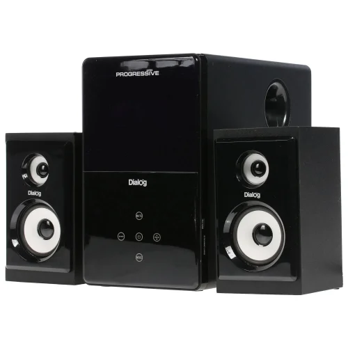 Dialog Progressive AP-220 BLACK {2.1, 30W+2*12W RMS, USB+SD reader} фото 2