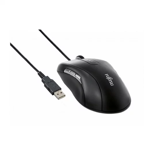 Мышь Fujitsu Blue LED M960 Wired, USB, 2000dpi, 10 But, Black (S26381-K470-L100)