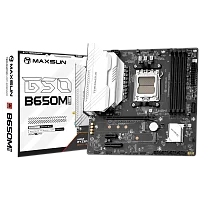 Материнская плата Maxsun MS-Terminator B650M WIFI6 B650, AM5, 4*DDR5, 1*PCIEx16, 1*PCIEx4, 1*PCIEx1, 2*M.2, 2*TypeC, 6*USB3.2Gen1, 6*USB2.0, 4*SATA3.0, 2.5G, DP, HDMI, M-ATX, RTL (6940709660805)