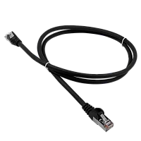 Патч-корд LANMASTER LSZH FTP кат.5e, 0.5 м, черный (LAN-PC45/ S5E-0.5-BK) (LAN-PC45/S5E-0.5-BK)