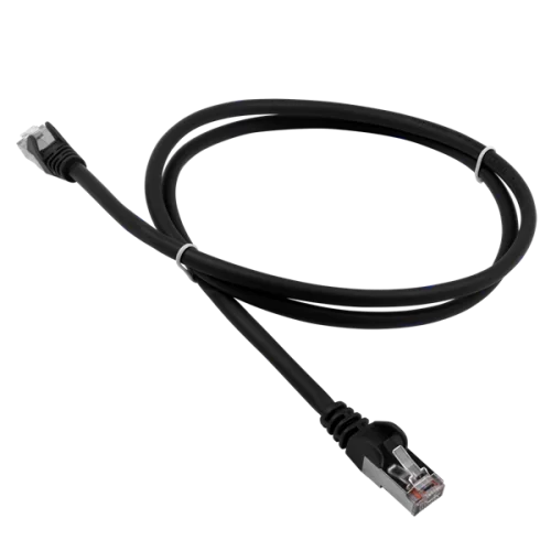Патч-корд LANMASTER LSZH FTP кат.5e, 0.5 м, черный (LAN-PC45/ S5E-0.5-BK) (LAN-PC45/S5E-0.5-BK)