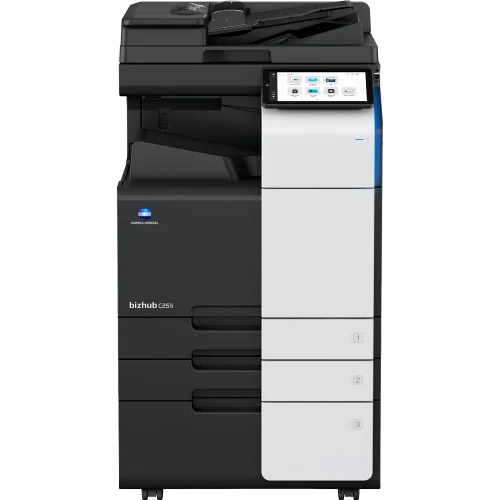 Konica Minolta bizhub C251i (МФУ, A3, 25 стр./ мин, без крышки и ADF, без тумбы, без картриджей, без кабеля питания, запуск только инженером платно) (ADXM021)