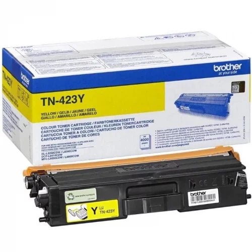 Тонер-картридж Brother TN-423Y, желтый, 4000 стр., для Brother HLL8260CDW/ DCPL8410CDW/ MFCL8690CDW (TN423Y)