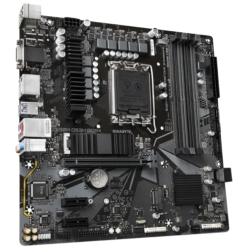 Материнская плата Gigabyte OEM Z690M DS3H DDR4, Socket 1700, Intel®Z690, 4xDDR4-3200, D-SUB+HDMI+DP+DP, 1xPCI-Ex16, 2xPCI-Ex1, 4xSATA3(RAID 0/ 1/ 5/ 10), 2xM.2, 8Ch Audio, 2,5GbLan, (2+4)xUSB2.0, (3+2)xUSB3.2, (1 (Z690M DS3H DDR4||OEM)