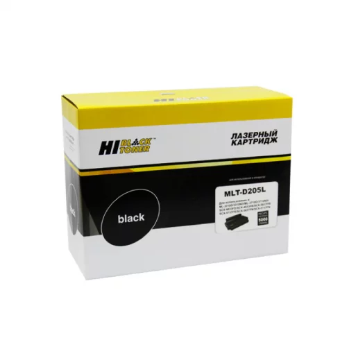 Картридж Hi-Black HB-MLT-D205L, черный, 5000 страниц, для Samsung ML-3310D/ 3310ND/ 3710D/ SCX-4833/ 5637 (96001053028)
