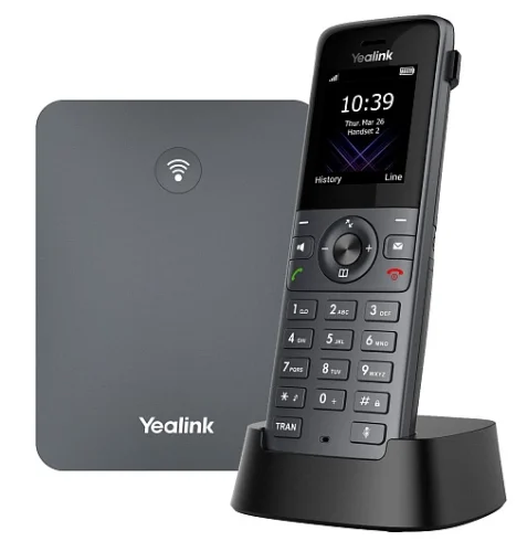 Телефон YEALINK DECT-трубка Yealink W73P DECT (база W70B+трубка W73H) до 10 SIP-аккаунтов, до 10 трубок на базу, до 20 одноврем. Вызовов (W73P#TRL)