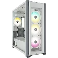 Корпус без блока питания/ Case Corsair iCUE 7000X RGB, Full-Tower, TG, 4x140mm RGB, 4xUSB-A 3.0, 1xUSB 3.2 Type-C, E-ATX, ATX, mATX, mITX White (CC-9011227-WW)
