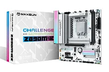 Материнская плата MAXSUN MS-Challenger Z890M WIFI ICE, LGA1851, Z890, 2*DDR5, 3*SATA3, 2*M.2, USB 3.2, USB 2.0, Type-C, 1*PCIEx16, 1*PCIex4, 1*PCIex1, HDMI+DP, mATX