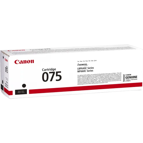 Картридж Canon 075Bk for MF664Cdw/ 667Cdw / LBP646Cdw/ LBP647Cdw (1400 pages) (6365C002)