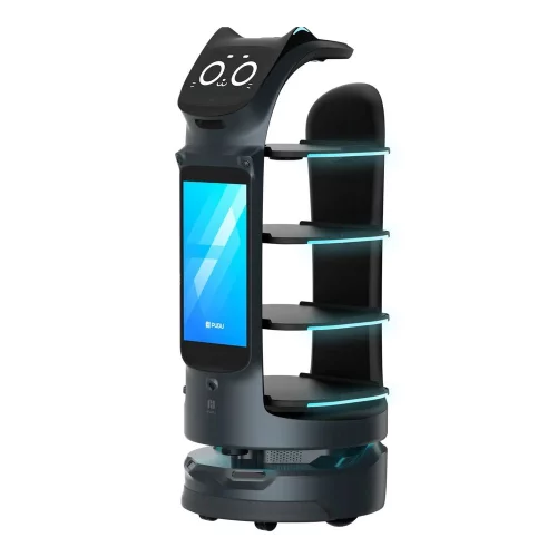 Сервисный робот-доставщик PuduRobotics модели BellaBot Pro (цвет: черный) (BELLABOT PRO (BLACK))