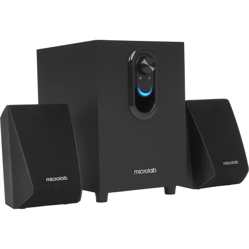 Акустическая система/ Колонки Microlab COOUL118BT (2.1; 3 Вт x 2 + 5 Вт, Вход:3,5 мм линейный, Bluetooth, выход: 3,5 мм аудио) (6974229063020)