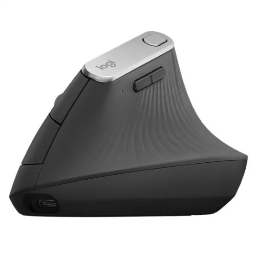 Мышь Logitech MX Vertical, Wireless, USB, BT, Graphite (910-005448) фото 3