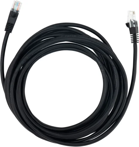 Патч-корд Buro UTP 4 пары cat.5E CCA molded 5м черный RJ-45 (m)-RJ-45 (m) (1645939) (1645939#MLN)