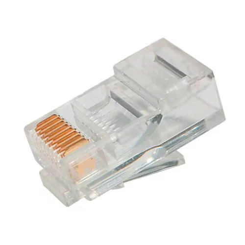 Коннектор RJ-45, UTP, Кат.5e, универсальный, уп-ка 100 шт. LAN Union (ЛЮ-КНР-45.5E.10)