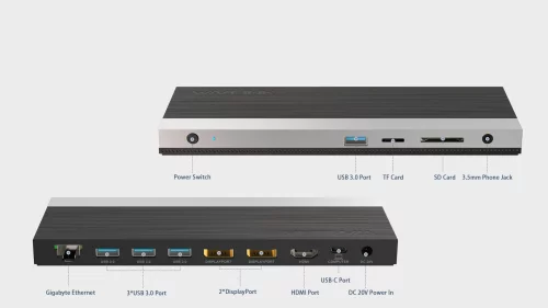Док-станция WAVLINK USB-C Gen2 4K (WL-UMD01 PRO) фото 5
