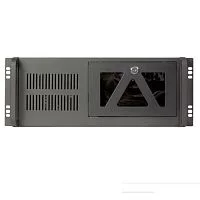 Procase B441-B-0 черный {4U глубина 450мм, внешн 2x5.25, 1x3.5, внутр 7xHDD, MB 12"x9,6", без Б/ П PS2}
