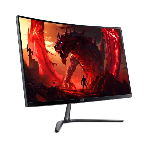 Монитор ACER Nitro ED270UX6bmiipx (UM.HE0CD.602) Монитор ACER Nitro ED270UX6bmiipx 27, ZeroFrame, Curved 1500R, Black, 16:9, VA, 2560x1440, 1 / 0,5 (GTG, Min.)ms, 250cd, 220Hz, 2xHDMI(2.1) + 1xDP(1.4) + SPK + Audio Out, Speakers 2Wx2, sync: FreeSync Premium, hdr: HDR 10, Vesa:7 (UM.HE0CD.602) фото 2