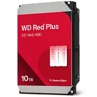 Жесткий диск Western Digital Red Plus NAS HDD 3.5" SATA 10Tb, 7200RPM, 512MB buffer, WD100EFGX, 1 year