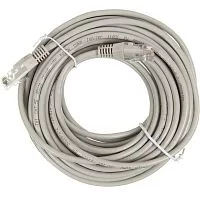 Патч-корд TWT UTP кат. 5e 10 м серый (TWT-45-45-10-GY)