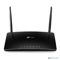 TP-Link Archer MR500, AC1200 Гигабитный Wi-Fi роутер с модемом 300 Мбит/ с, Wi-Fi: до 300 Мбит/ с на 2,4 ГГц + до 867 Мбит/ с на 5 ГГц; 2 антенны, 3 гигабитных порта LAN, 1 гигабитный порт WAN/ LAN