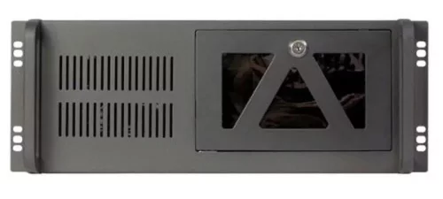 Procase B441-B-0 черный {4U глубина 450мм, внешн 2x5.25, 1x3.5, внутр 7xHDD, MB 12