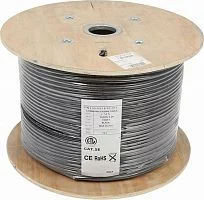Кабель LANMASTER FTP 4 пары, кат. 5Е, 200Mhz, PE, для внешней прокладки, с водоблок. слоем, 305 м (LAN-5EFTP-WP-OUT)