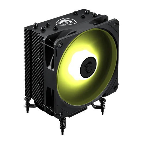 Вентилятор для процессора MSI MAG COREFROZ AA13 Height 155mm, 6mm x 4pcs, Fan 120mm, 510~2070RPM ±10%, [ 30 dB(A), 4-pin PWM, TDP 220W, Al+Cu, Screw, Socket AMD AM5/ AM4, Intel LGA1700/ 1851 (306-7ZWHA31-L80)