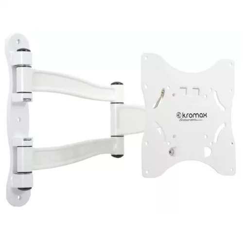 Кронштейн Kromax TECHNO-5 настенный для LED/LCD TV 15-55, наклон +5°-15°, поворот 180°, от стены 87-497 мм, max 35 кг, белый (20113) фото 2