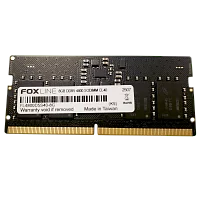 Память оперативная/ Foxline SODIMM 8GB 4800 DDR5 CL 40 (FL4800D5S40-8G)