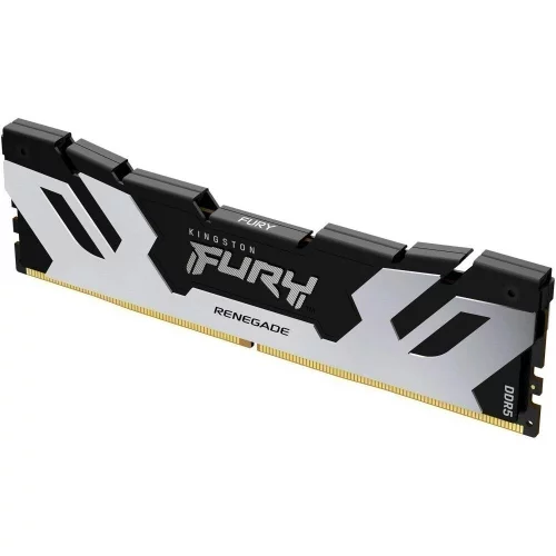 Модуль памяти Kingston 24GB DDR5 8000 FURY Renegade Silver On-Die ECC UDIMM (Single Module) CL38-48-48 1.4V (KF580C38RS-24)