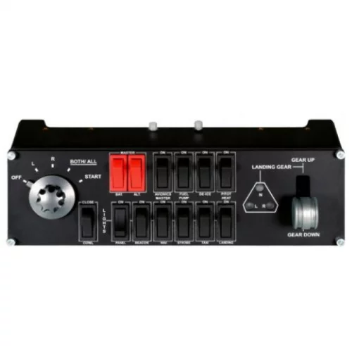 Контроллер игровой Logitech G Flight Switch Panel блок переключателей для авиасимуляторов (945-000012)