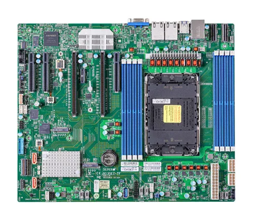 Системная плата/ MB Supermicro X13SEI-TF, 1xLGA-4677,Intel Xeon SP gen 4, Intel C741, 8x DDR5 4800/ 4400/ 4000 MHz. 2x10Gbe Base-T X550+1xMgmt LAN, 10xSATA3, 2xSATA-DOM, 4xUSB 3.2, 2xPCI-Ex16+3xPCI-E x (MBD-X13SEI-TF-B_BUNDLE)