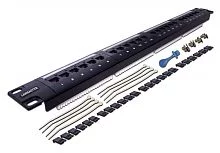Патч-панель LANMASTER 24 порта, UTP, кат.6, 1U (LAN-PPL24U6)