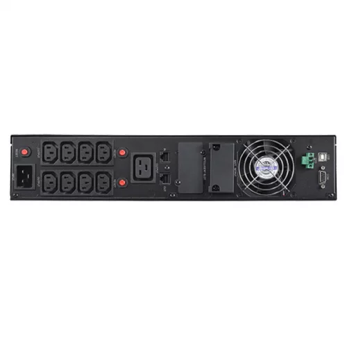 ИБП CyberPower OLS3000ERT2U, Rackmount, Online, 3000VA/2700W, 8 IEC-320 С13, 1 IEC C19 розеток, USB&Serial, RJ11/RJ45, SNMPslot, LCD дисплей, Black, 0.5х0.8х0.2м., 35кг./ UPS Online CyberPower OLS3000ERT2U 3000VA/2700W USB/RS-232/EPO/SNMPslot/RJ11/45/ВБМ фото 3