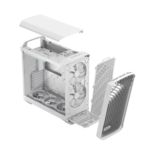 Корпус ПК без блока питания/ Case Fractal Design Torrent RGB TG Clear Tint, Full-Tower, 2x180mm + 3x140mm RGB, 2xUSB-A 3.2 + 1xUSB 3.2 Type-C E-ATX, SSI-CEB, SSI-EEB, ATX, mATX, mITX White (FD-C-TOR1A-07) фото 21