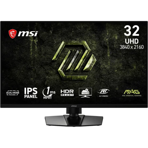 Монитор MSI MAG 321UPD E14 31.5 16:9 UHD(3840x2160) IPS Flat, 4ms(GTG), 1500:1, 100M:1, 300nits, 178/ 178, 2xHDMI 2.1, 1xDP 1.4, Tilt,Swivel,Height,Pivot, VESA, UHD:144Hz, FHD:288Hz, Black, 1y war-ty (9S6-3DE49M-006)