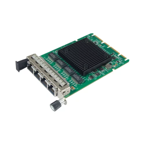 Сетевая карта/ 1G Quad Port RJ45 OCP3.0 Ethernet Adapter with Intel I350-AM4 Chipset (N-830)