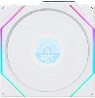 Вентилятор для корпуса Lian-Li Uni Fan TL Wireless LCD 120 LCD ARGB 120х124x28 белый 4-pin 27дБ (G99.12TLLCD1W1W.R0) Ret