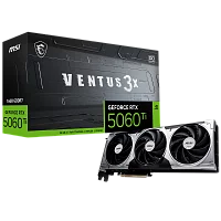 Видеокарта MSI RTX5060Ti VENTUS 3X OC 16GB GDDR7 128bit 3xDP HDMI 3FAN RTL (RTX 5060 TI 16G VENTUS 3X OC)