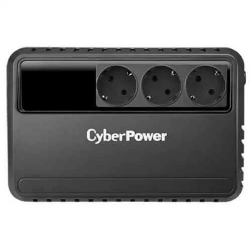ИБП CyberPower BU600E, Line-Interactive, 600VA/360W, 3 Schuko розетки, Black, 0.28х0.14х0.23м., 4.4кг./ UPS Line-Interactive CyberPower BU600E 600VA/360W (3 EURO) фото 2