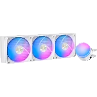 Система жидкостного охлаждения/ Water Cooling System Ocypus Delta L36 WH ARGB V2 (300W, 360mm, White, ARGB, Fans: 3x120mm, 73CFM, 2000RPM/ Pump height 60mm, 27dBA, 2650RPM, Rad thickness 27mm/ S: 1851 (DELTA-L36-WH3AAWNN02X-GL)