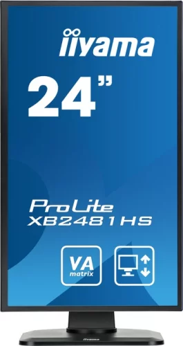 Монитор Iiyama 23.6 Монитор Iiyama 23.6 XB2481HS-B1 черный фото 2