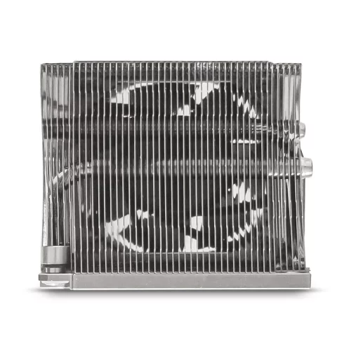 Exegate EX293440RUS Кулер ExeGate ESNK-P0068APS4.PWM.2U.3647.Cu {Al+Cu, 2U, 3 тепл. трубки, LGA3647, TDP 205W, Fan 80mm, PWM, 2100-6800RPM, 2 ball bearing, 4pin, 52db, 410г, на винтах, с термопастой} фото 3
